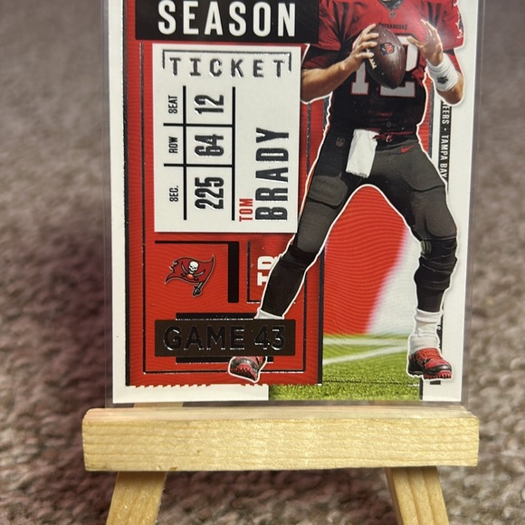 Tom Brady NFL Panini Contenders #12 Tampa Bay Buccaneers Football Card - Picture 2 of 4
